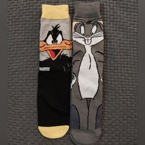 Bugs Bunny Daffy Duck dress socks